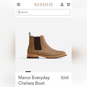 Nisolo Brown Chelsea Boots